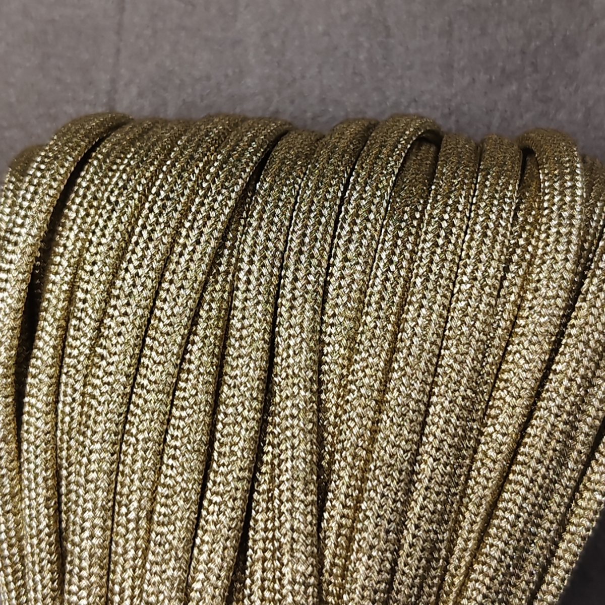 Tali Paracord 4mm Gold Glitter Sparkling